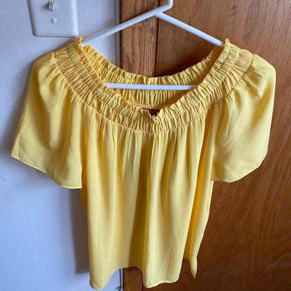 Lorenza Blau Yellow Blouse Size 36 (Mexico) - Picture 1 of 3